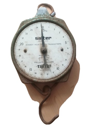 Ancienne balance peson testut - ancienne,