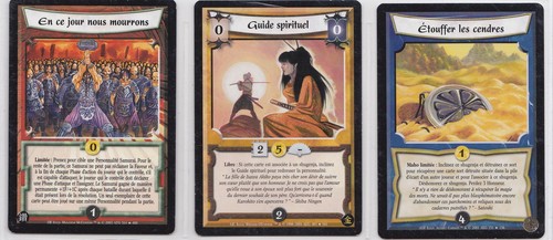 L5r lot cartes rares - de,