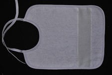 bavoir à broder bébé enfant grande taille coloris violet parme