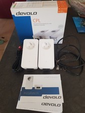 Lot 2 Prises Adaptateurs CPL DLan 1000 Duo+ Devolo Parfait État