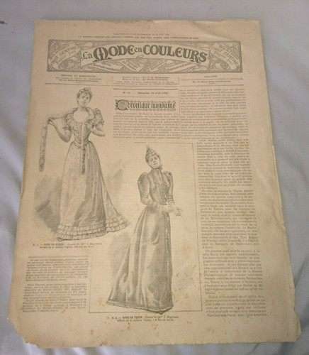 Ancien journal revue - revue, mode
