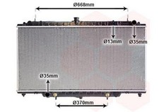 VAN WEZEL Radiateur du moteur
