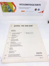 Vue Éclatée Débroussailleuse Stihl FS 410 AVE ( Français, Anglais, Allemand )