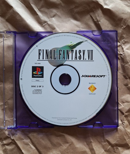 Final fantasy vii ps1 - ps1, disc