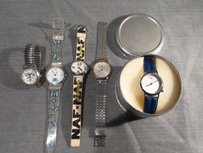 Lot 5 Montres Publicitaires Chipie M6 Naf-Naf....non testées