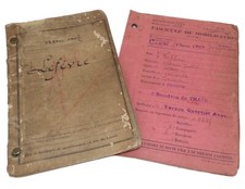 Livret individuel 3ème Escadron du Train/103-333-48ème d’Artillerie français WW1