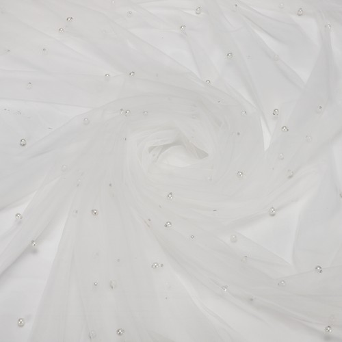 Tulle perlé 15ft nappe - perlé, 15ft,