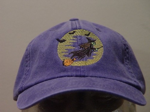 Halloween flying witch hat - flying,