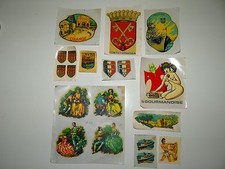 Décalcomanie Chromo Transfert Blasons Le France Fabrication Française VINTAGE 10