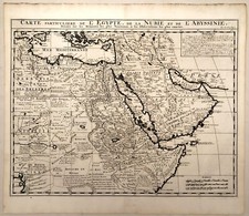 Carte ancienne ÉGYPTE NUBIE