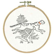 Kit de broderie freestyle Le Bonheur des Dames "La course du guépard imprimée", 