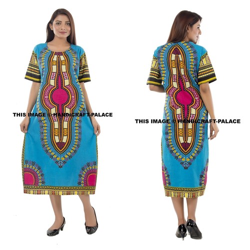 Robe longue maxi turquoise - robe,