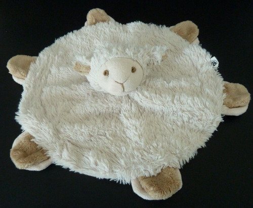 Doudou plat rond mouton - rond,