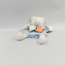 Doudou et compagnie plat ours blanc bleu orange Les Gommettes - 32368