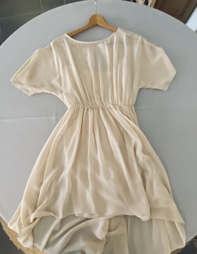 Robe voile asymétrique - robe,
