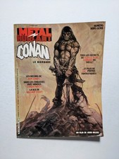 Métal Hurlant #74 bis spécial Conan 1982 Frank Frazetta Schwarzenegger interview