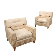 Fauteuils vintage tissu - vintage,