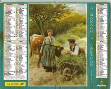 Almanach du Facteur 1998. Paysans de jadis.