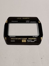 JAZ - GLACE POUR MONTRE AFFICHAGE LCD REF QC 6201 - MULTIFONCTIONS MEMORY