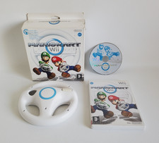 Pack Mario Kart Wii + Volant Wheel Officiel + Jeu Complet Bon État – Sans Notice