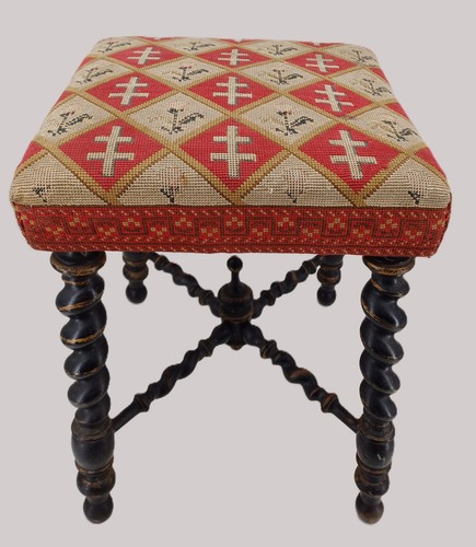 Tabouret lorrain xixème - lorrain,