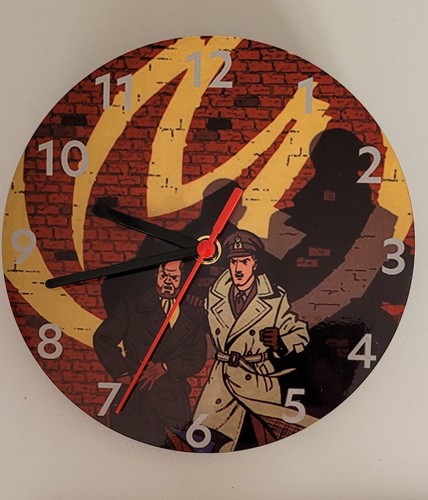 Horloge murale bois - en,