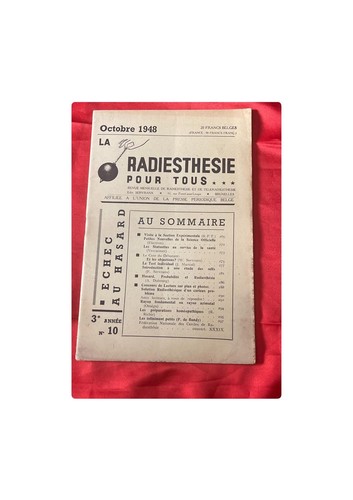 Revue radiesthesie pour tous - radiesthesie,