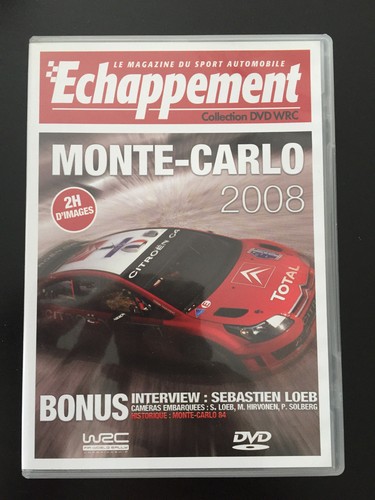Dvd rallye monte carlo 2008 - rallye,