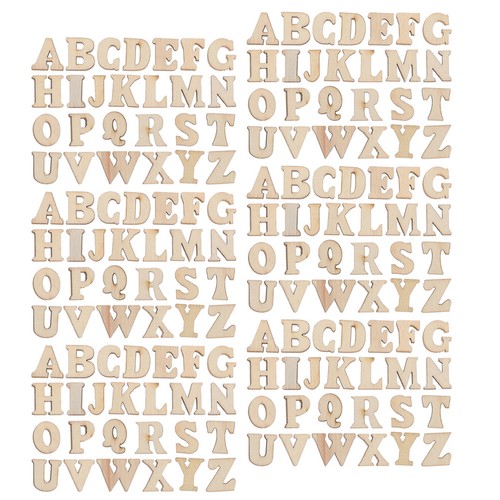 416 lettres bois - en, de