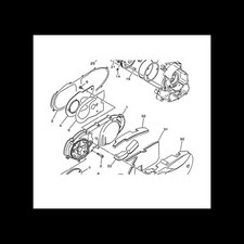 Yamaha 5DS-E5411-00 Couvercle 1 Carter moteur Majesty 125 '98/05