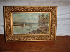 Jolie huile sur panneau