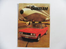 Catalogue / brochure CHRYLER SUNBEAM 1300 / 1600 Suisse