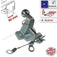 Chape d'attelage Rotule mixte boule anneau boulonné ou-rotule pour MERCEDES Vito