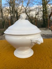 Mini soupière en faïence du