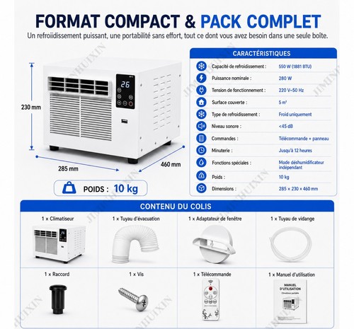 Clim mobile 1881 - mobile, btu