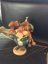 OBELIX EN VOYAGE - FIGURINE ASTERIX PLASTOY EN RESINE