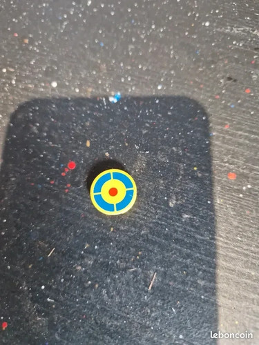 Lego carrelage jaune rond 2x2