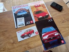 Citroën - Lot de 4 brochures commerciales AX - AX Sport