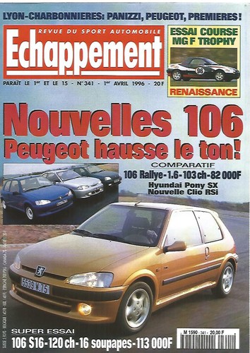 Echappement 341 peugeot - n°341, 106