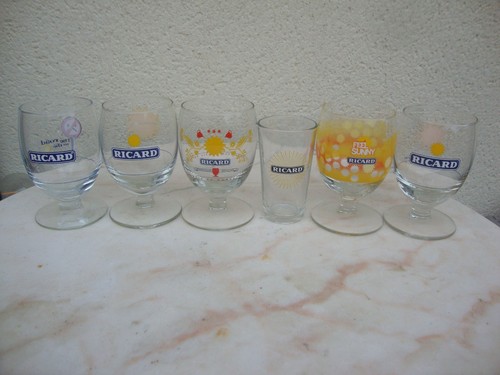 Lot verres ricard - lot,