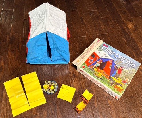 Vtg barbie camp out - barbie, tent