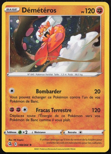 Carte pokémon démétéros - carte,