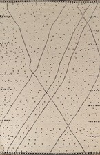 Tapis Oriental Marocain Ivoire