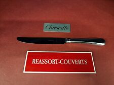 COUTEAU TABLE CAPRICORNE FIDELIO ACIER 23.5 CM CHRISTOFLE BEL ÉTAT ACIER ;