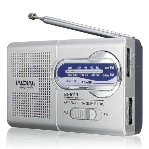 Mini radio portative piles - à,