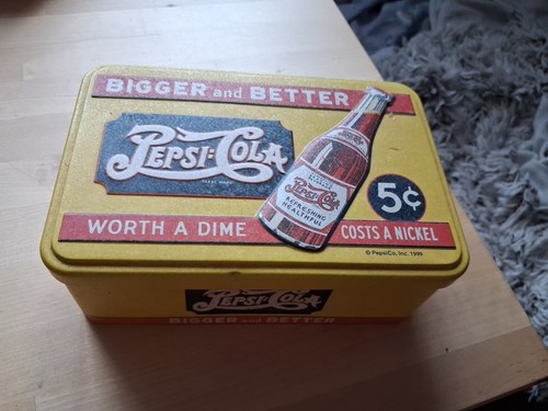 Vintage boîte pepsi cola - vintage,