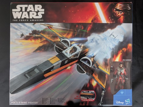 Figurine poe wing fighter - poe's, x-wing