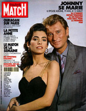 Paris Match n°2125 ★ 15 février 1990 ★ Johnny Hallyday & Adeline Vanessa Paradis