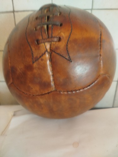Ballon foot vintage - ballon, cuir
