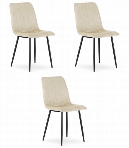 Fauteuil lava velours beige - fauteuil,